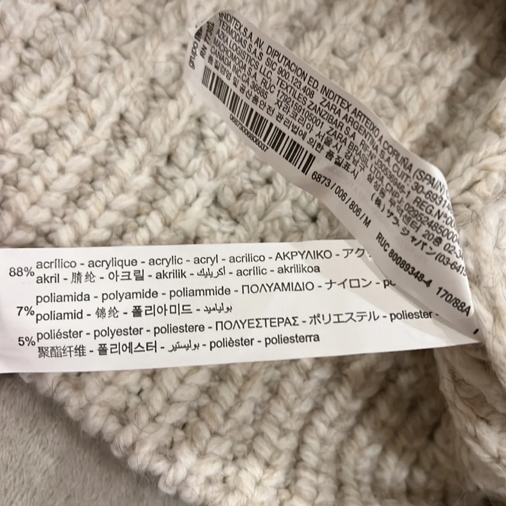 ZARA KNIT SWEATER - Picture 7 of 7